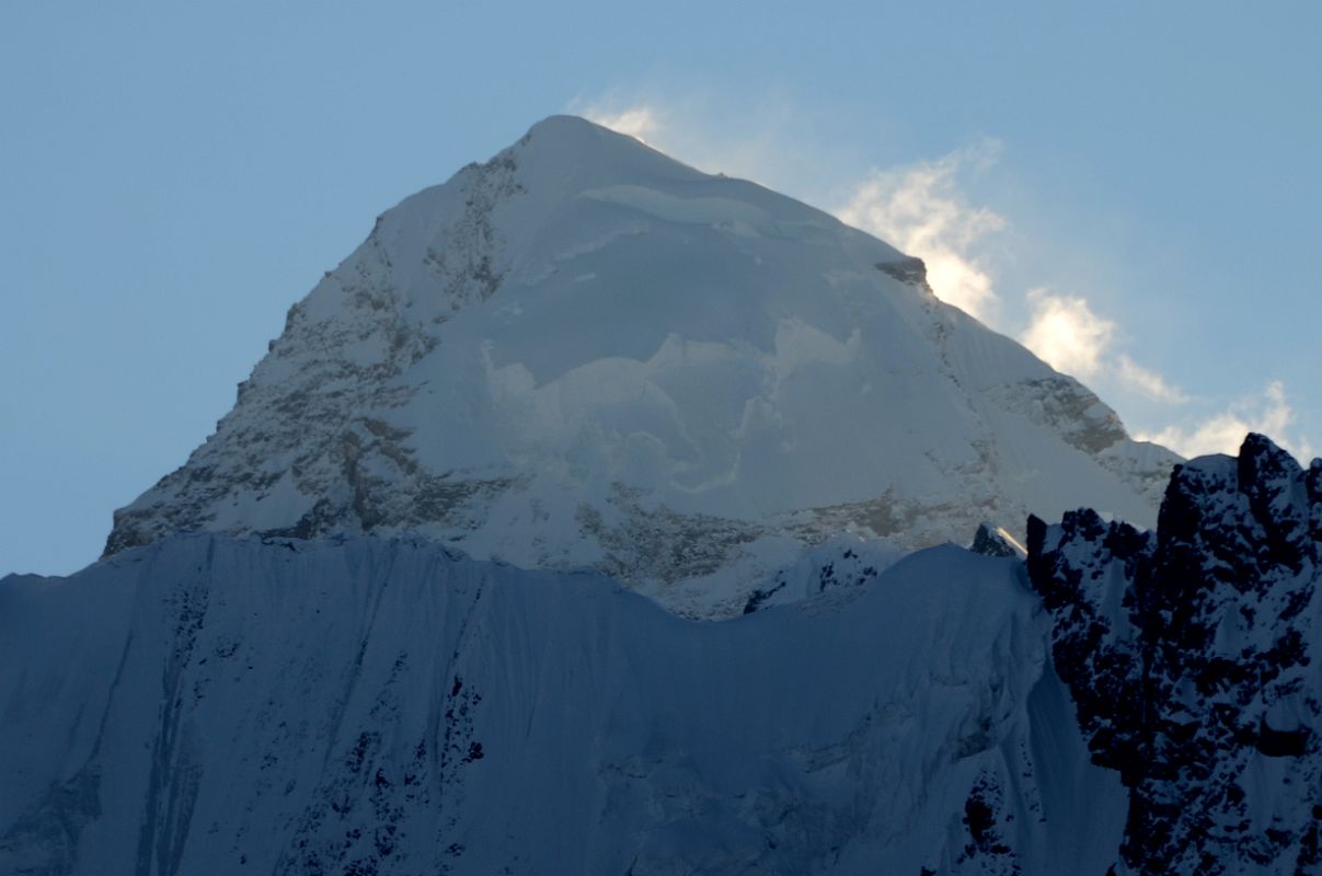 29 K2 East Face Close Up Just Before Sunset From Gasherbrum North Base 